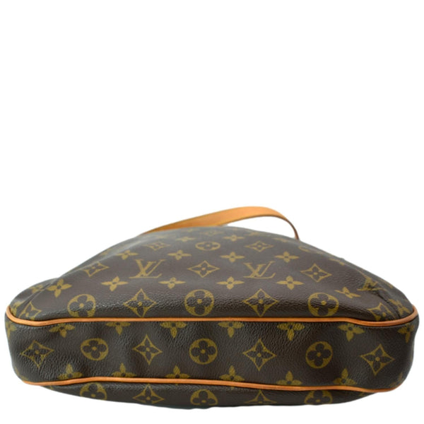 LOUIS VUITTON Odeon MM Monogram Coated Canvas Shoulder Bag Brown
