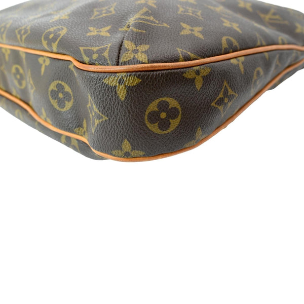 LOUIS VUITTON Odeon MM Monogram Coated Canvas Shoulder Bag Brown