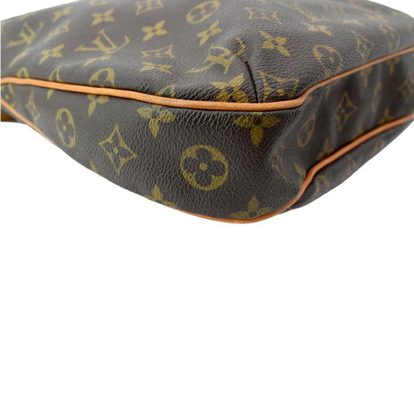 LOUIS VUITTON Odeon MM Monogram Coated Canvas Shoulder Bag Brown