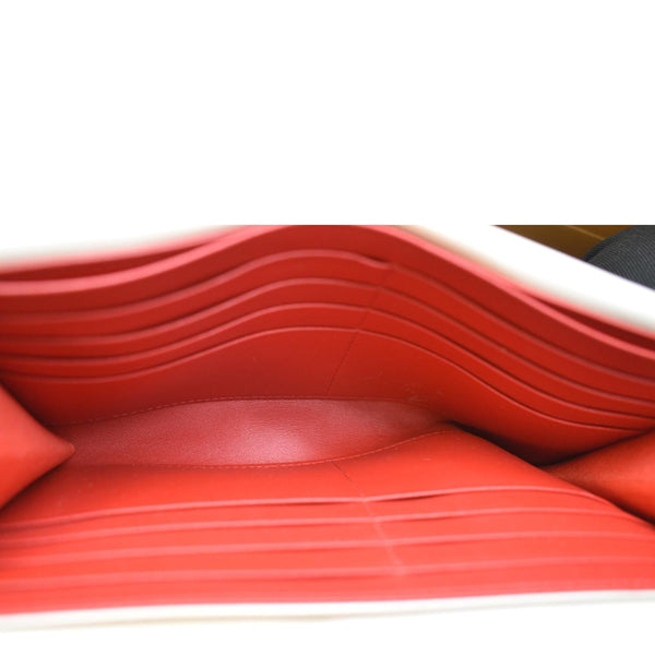 MCM Tracy Monogram Visetos Canvas Chain Wallet Cognac - Inside