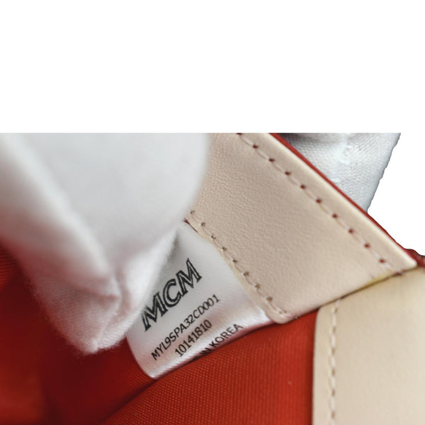 MCM Tracy Monogram Visetos Canvas Chain Wallet Cognac - Made In Korea