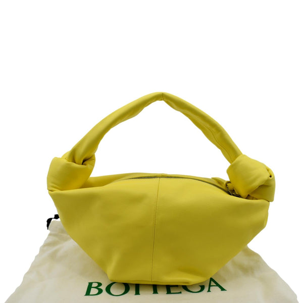 BOTTEGA VENETA Double Knot Leather Mini Tote Bag Kiwi