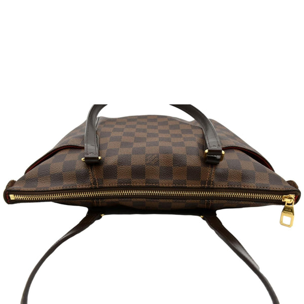 LOUIS VUITTON Totally PM Damier Ebene Shoulder Bag Brown