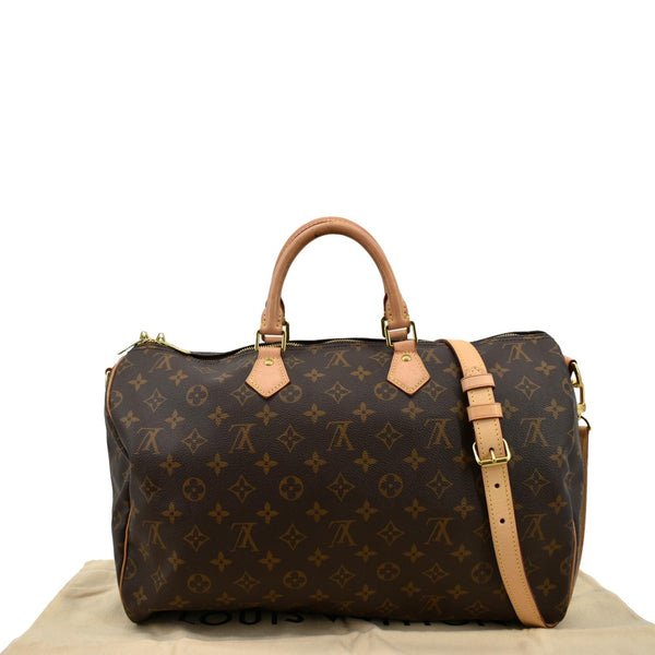 Louis Vuitton Speedy 40 Bandouliere Monogram Canvas Bag - Back