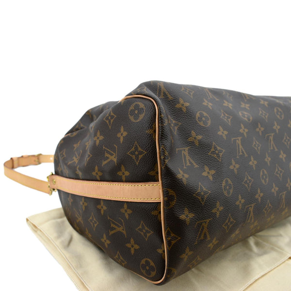 Louis Vuitton Speedy 40 Bandouliere Monogram Canvas Bag - Bottom Left