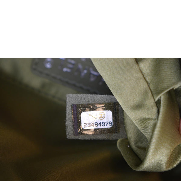 CHANEL Coco Cuba Charms Canvas Lambskin Leather Waist Bag Khaki