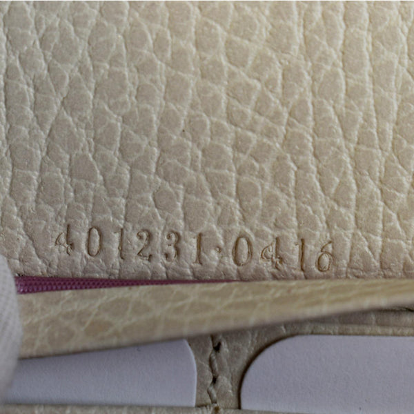 GUCCI Dionysus Mini Leather Chain Shoulder Bag Off White 401231