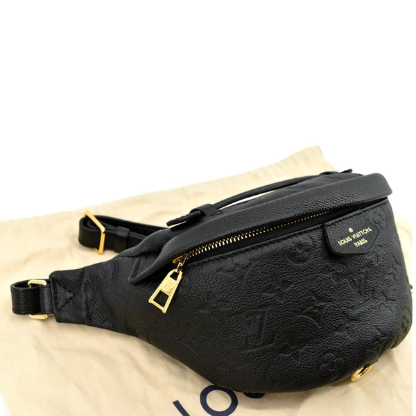 LOUIS VUITTON Monogram Empreinte Bumbag Bag Black