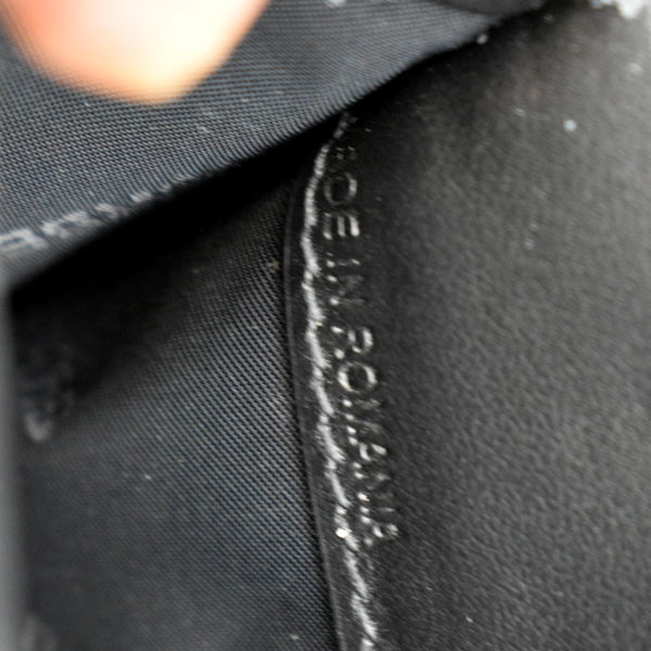 Burberry Continental Vintage Leather Check Wallet Black - Made In Romania