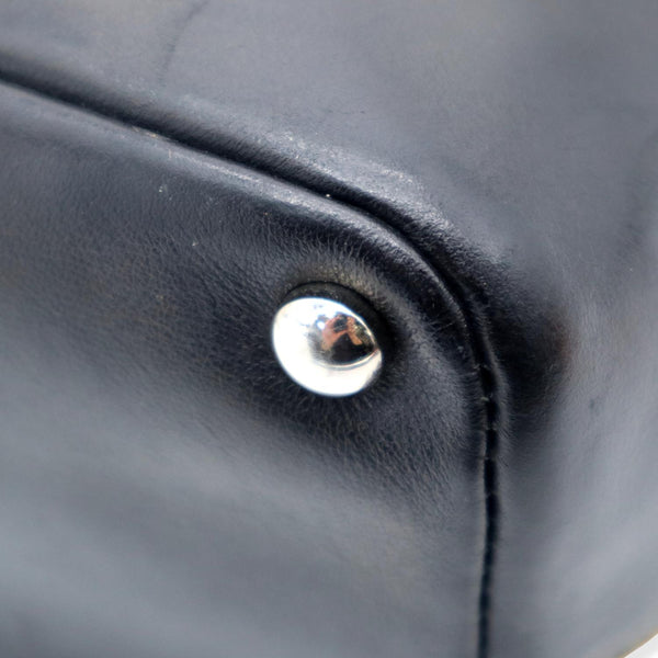 CHANEL Cambon Ligne Quilted Tote Bag Beige