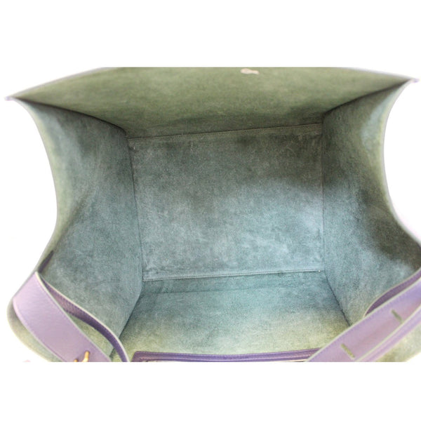 CELINE Medium Phantom Luggage Navy Blue Leather Tote Bag