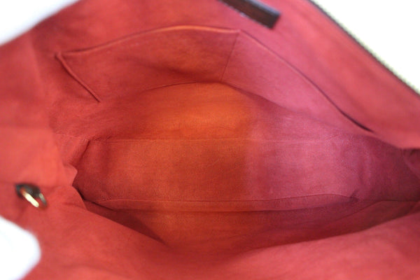 LOUIS VUITTON Evora MM Damier Ebene Tote Shoulder Bag