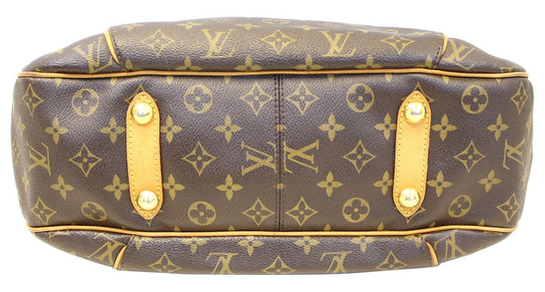 LOUIS VUITTON Monogram Galliera PM Brown Shoulder Handbag