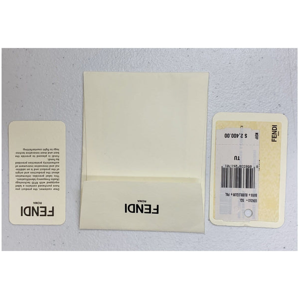 FENDI Dotcom Quilted Lambskin Zippy Pochette Pink - Last Call