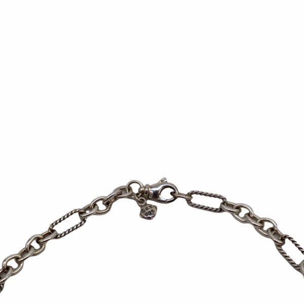 DAVID YURMAN Sterling Silver Pearl Figaro Necklace