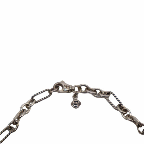 DAVID YURMAN Sterling Silver Pearl Figaro Necklace