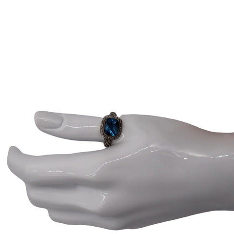 DAVID YURMAN Albion Sterling Silver Hampton Blue Ring