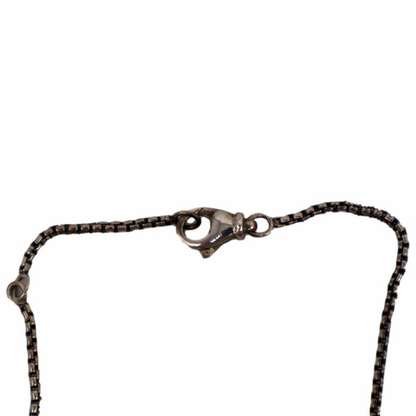 DAVID YURMAN Chiclet Small Sterling Silver Triple Drop Pendant White