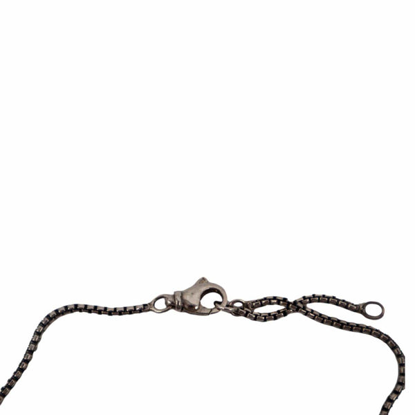 DAVID YURMAN Chiclet Small Triple Drop Pendant Grey Necklace
