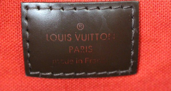 LOUIS VUITTON Bloomsbury PM Damier Ebene Crossbody Bag Brown