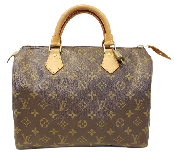 LOUIS VUITTON Monogram Canvas Speedy 30 Satchel Bag