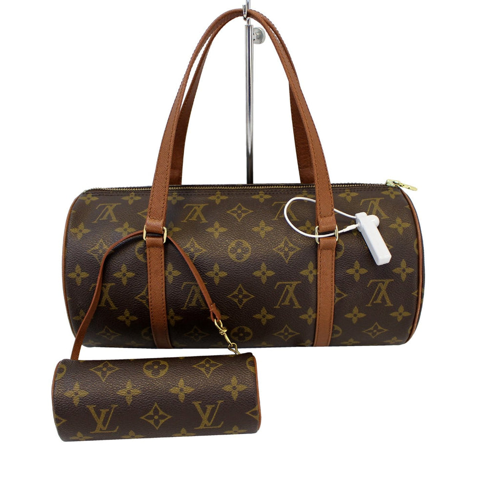 Papillon handbag Louis Vuitton Brown in Synthetic - 36008450