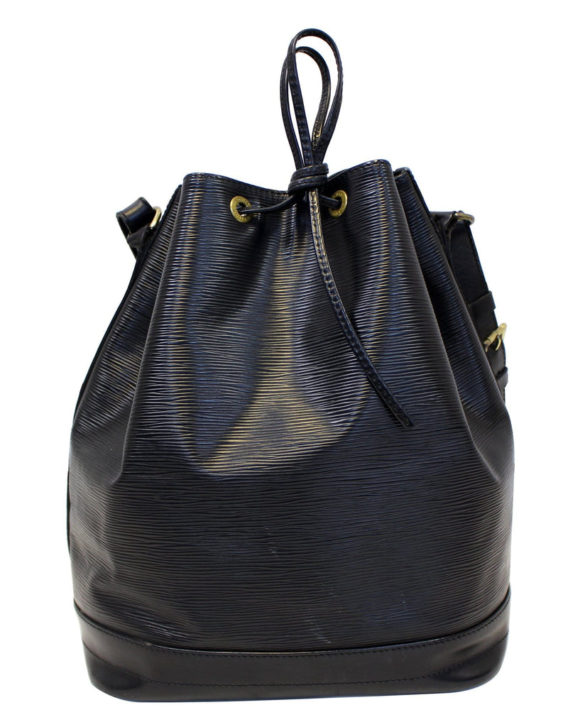 Louis Vuitton NéoNoé Shoulder Bag MM Beige/Black Leather for sale