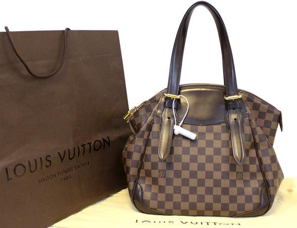 LOUIS VUITTON Damier Ebene Verona MM Shoulder Bag