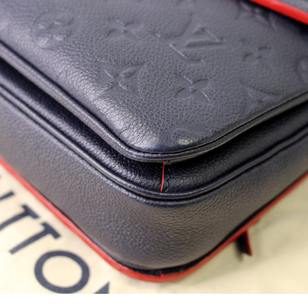 LV Pochette Metis Empreinte Crossbody Bag with soft exterior