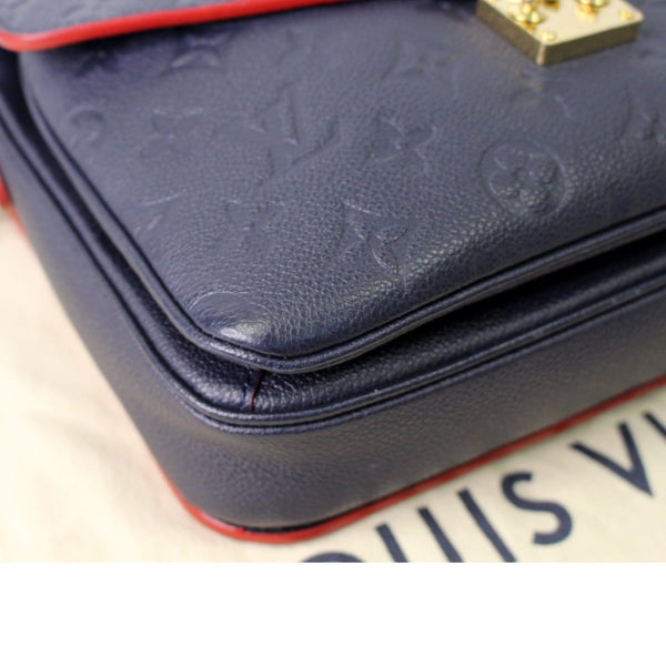 LV Pochette Metis Empreinte Crossbody Bag bottom view
