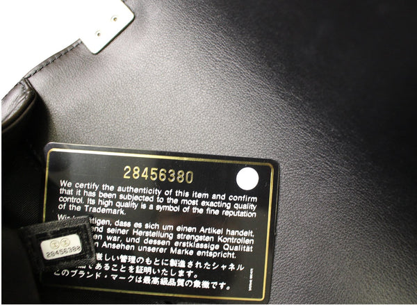 CHANEL Boy Medium Lambskin Leather Shoulder Bag Black