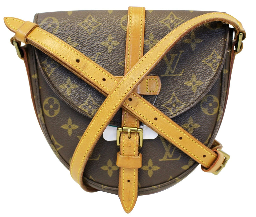 Chantilly leather crossbody bag Louis Vuitton Brown in Leather - 34806532