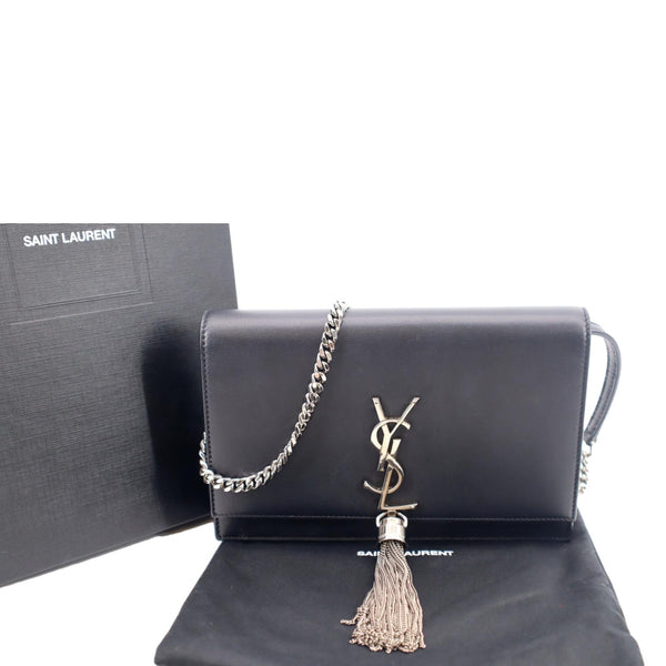 Yves Saint Laurent Kate Tassel Leather Crossbody Bag - Front