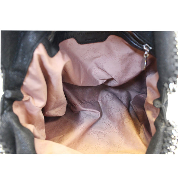 Stella Mccartney Falabella Faux Leather Chain Shoulder Bag Black