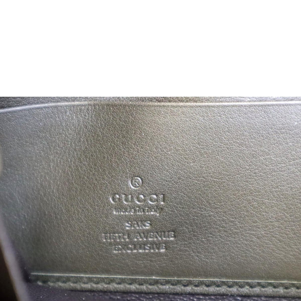 GUCCI GG Leather Zippy Wallet Brown 233025