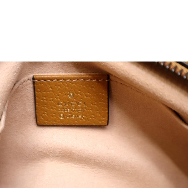 GUCCI x Disney Mickey Mouse GG Supreme Coated Canvas Crossbody Bag Brown 602536