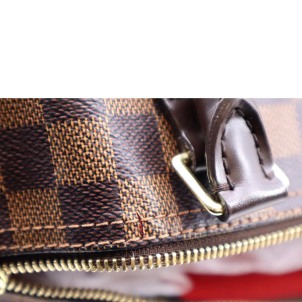 LOUIS VUITTON Speedy 30 Damier Ebene Satchel Bag Brown