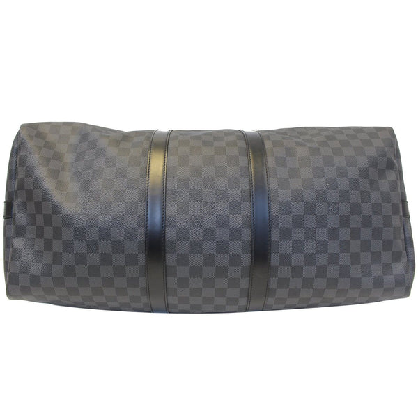 LOUIS VUITTON Keepall 55 Damier Graphite Bandouliere Travel Bag