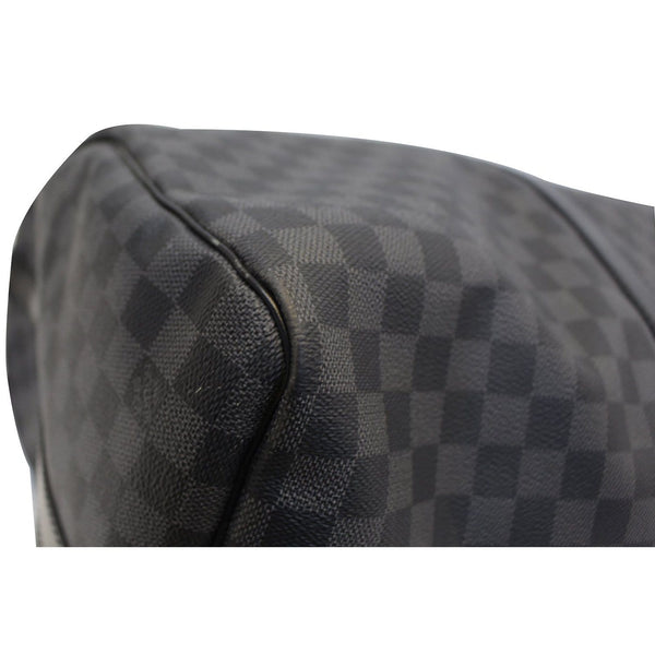 LOUIS VUITTON Keepall 55 Damier Graphite Bandouliere Travel Bag