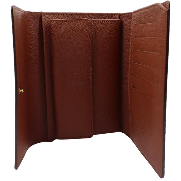 LOUIS VUITTON Monogram Canvas Wallet Brown