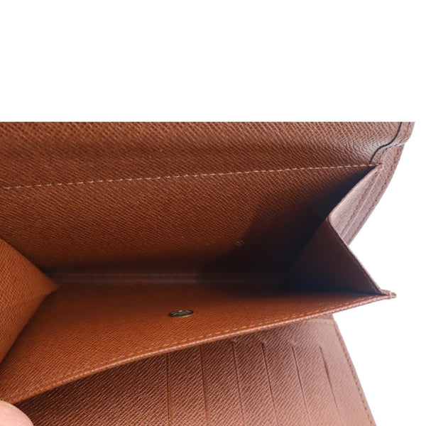 LOUIS VUITTON Monogram Canvas Wallet Brown