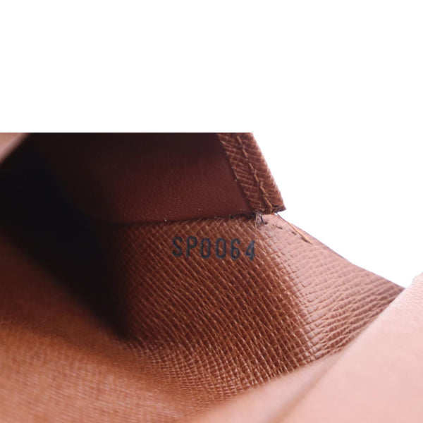 LOUIS VUITTON Monogram Canvas Wallet Brown