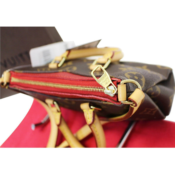 LOUIS VUITTON Nano Pallas Monogram Canvas Shoulder Crossbody Bag