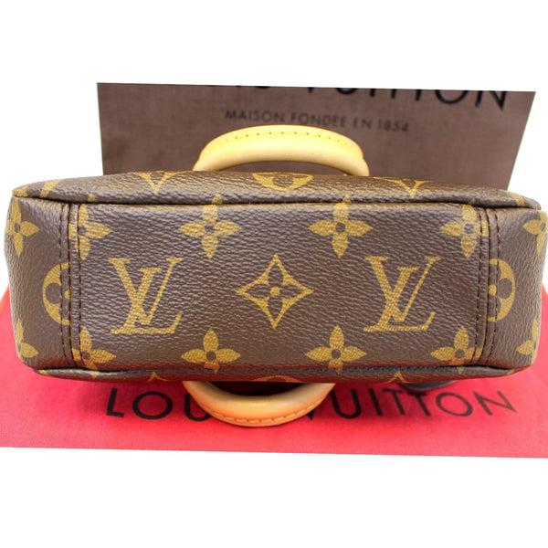 LOUIS VUITTON Nano Pallas Monogram Canvas Shoulder Crossbody Bag