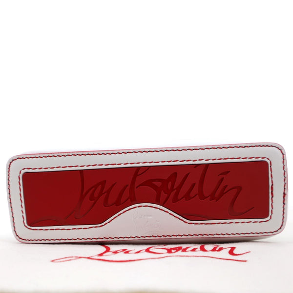 Christian Louboutin Cabata Mini Leather Tote Bag White - Bottom