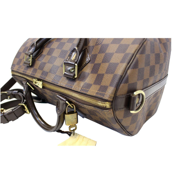 LOUIS VUITTON Speedy 30 Bandouliere Damier Ebene Shoulder Bag
