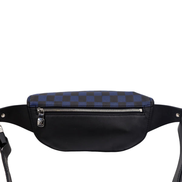 LOUIS VUITTON Campus Damier Infini Leather Bumbag Navy Blue