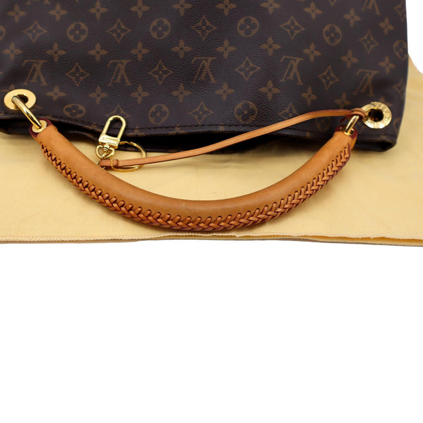 LOUIS VUITTON Artsy MM Monogram Canvas Hobo Bag Brown
