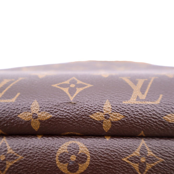 LOUIS VUITTON Artsy MM Monogram Canvas Hobo Bag Brown