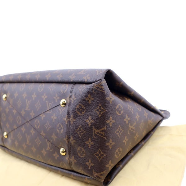 LOUIS VUITTON Artsy MM Monogram Canvas Hobo Bag Brown